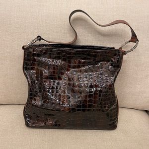 Brighton Patent Leather Croco Purse